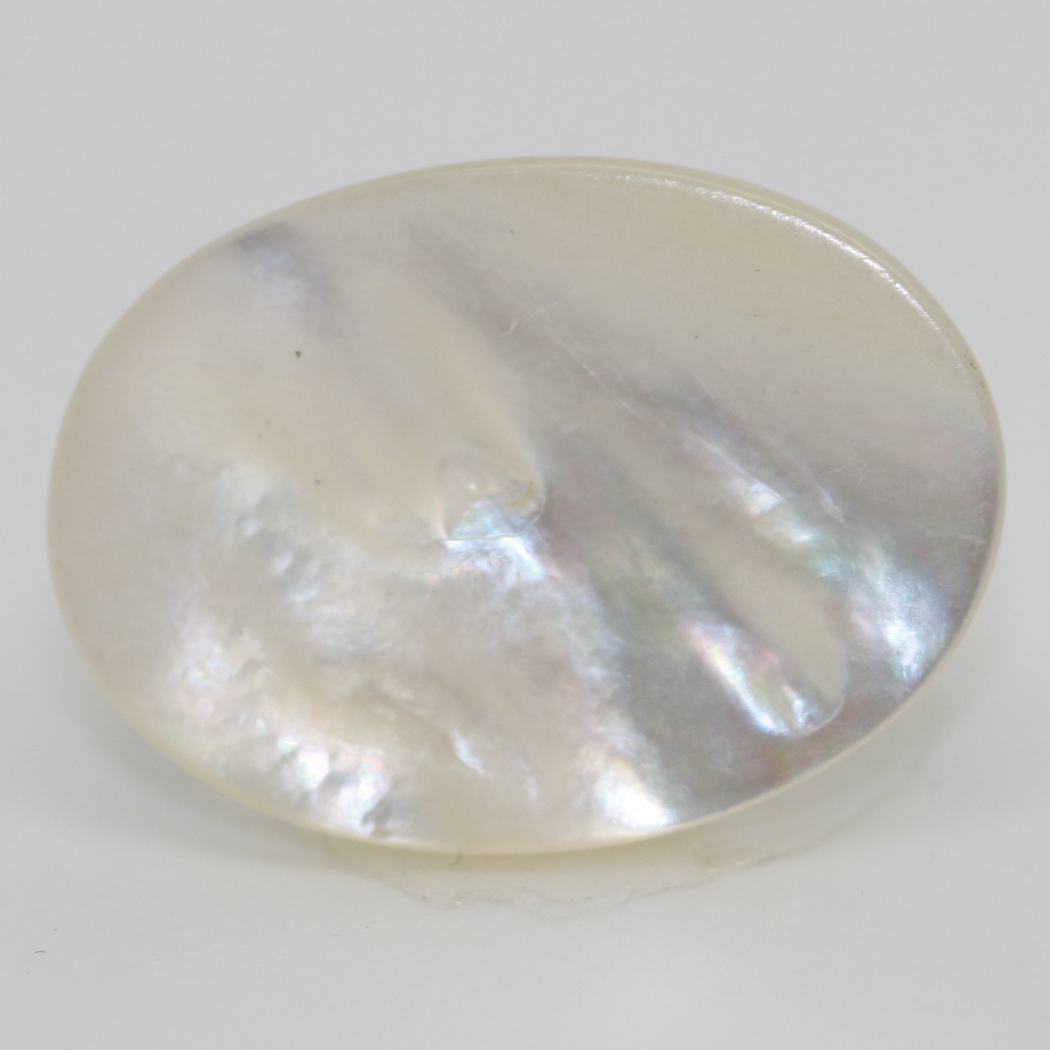 12.7X8.9 OVAL FLAT MOTHER OF PEARL