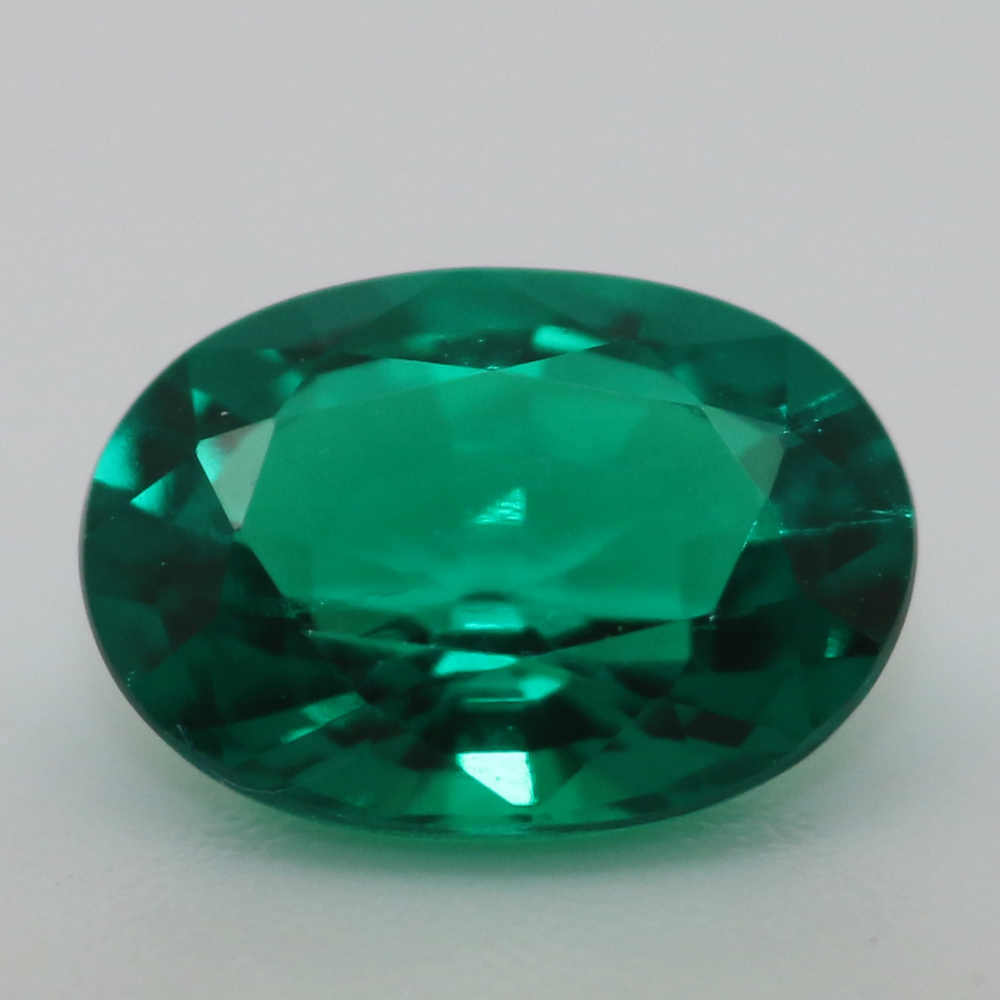 6X4 OVAL SYNTHETIC HYDRO THERMAL EMERALD