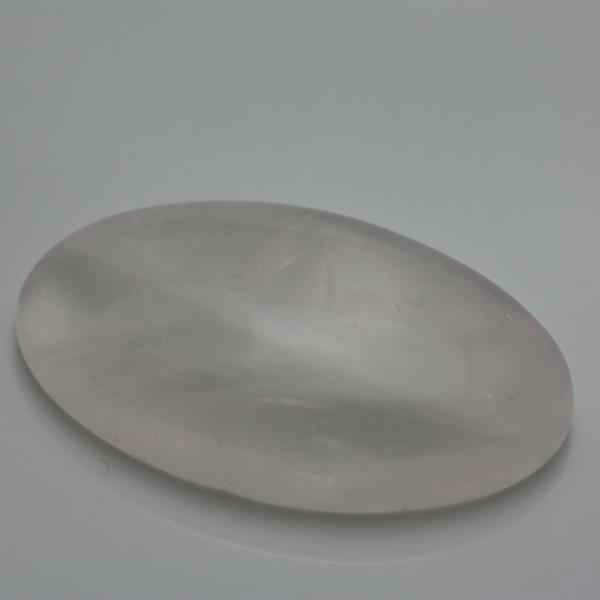 14X7 OVAL CABOCHON INCLUDED ROSE QUARTZ
