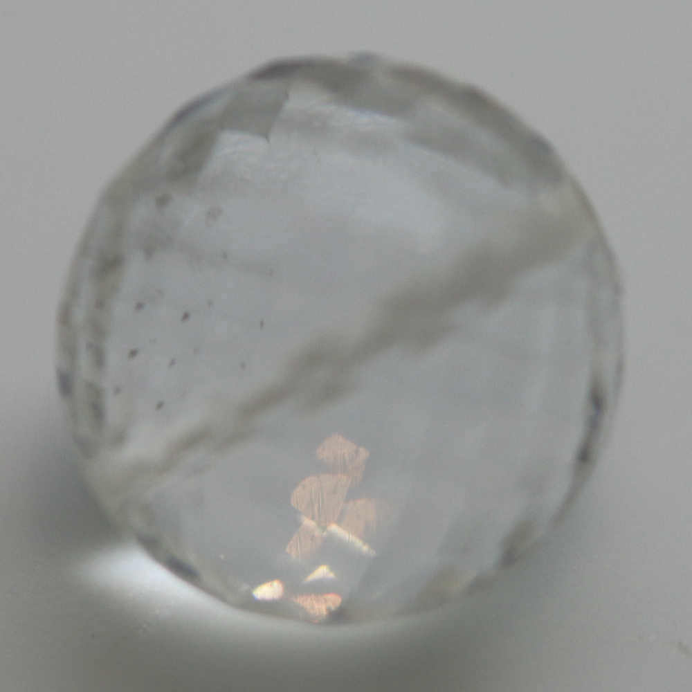 6MM BEAD ROCK CRYSTAL FACETED FULL DRILLED