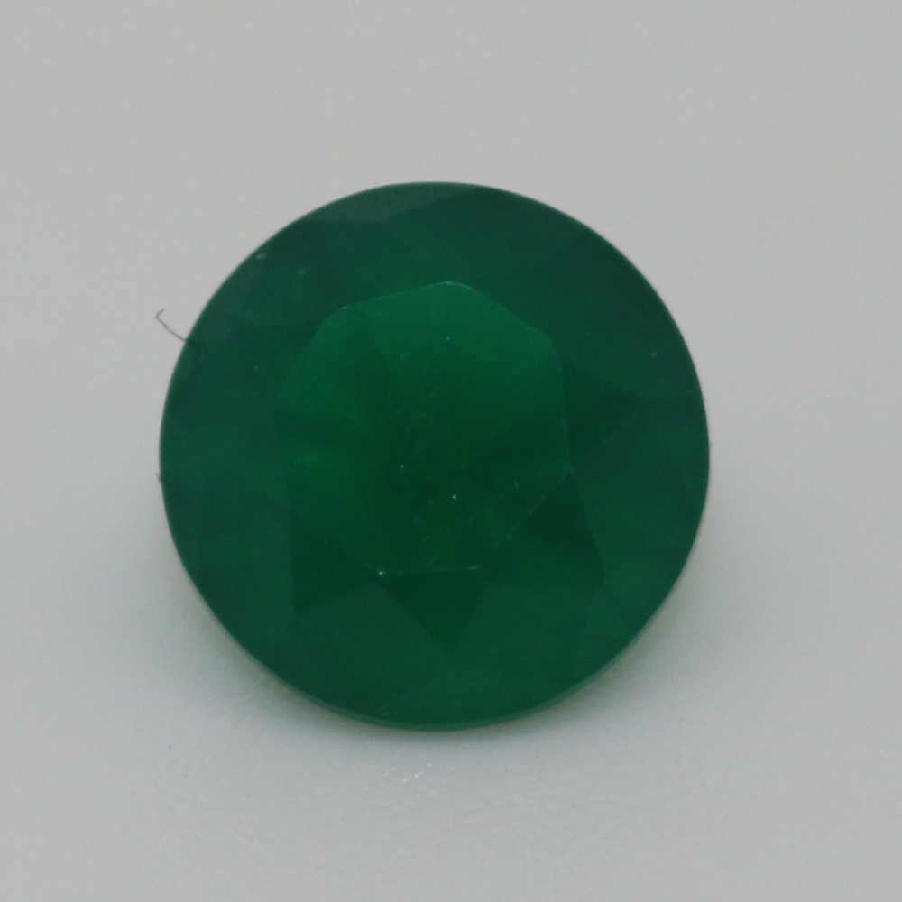 4.5MM ROUND FACETED GREEN AGATE