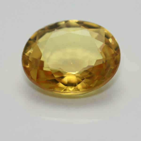 4X3 OVAL A YELLOW SAPPHIRE