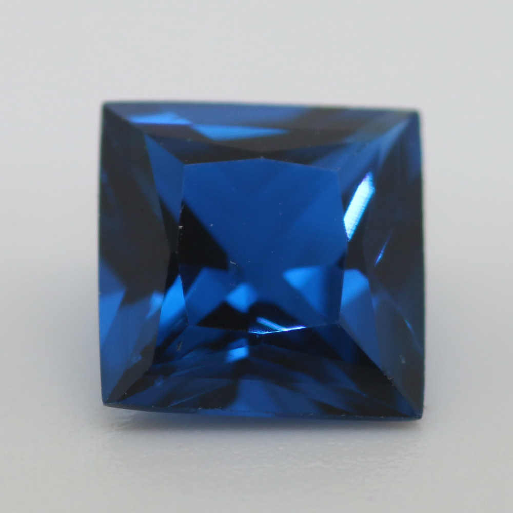 4.5X4.5 PRINCESS SYNTHETIC BLUE SPINEL