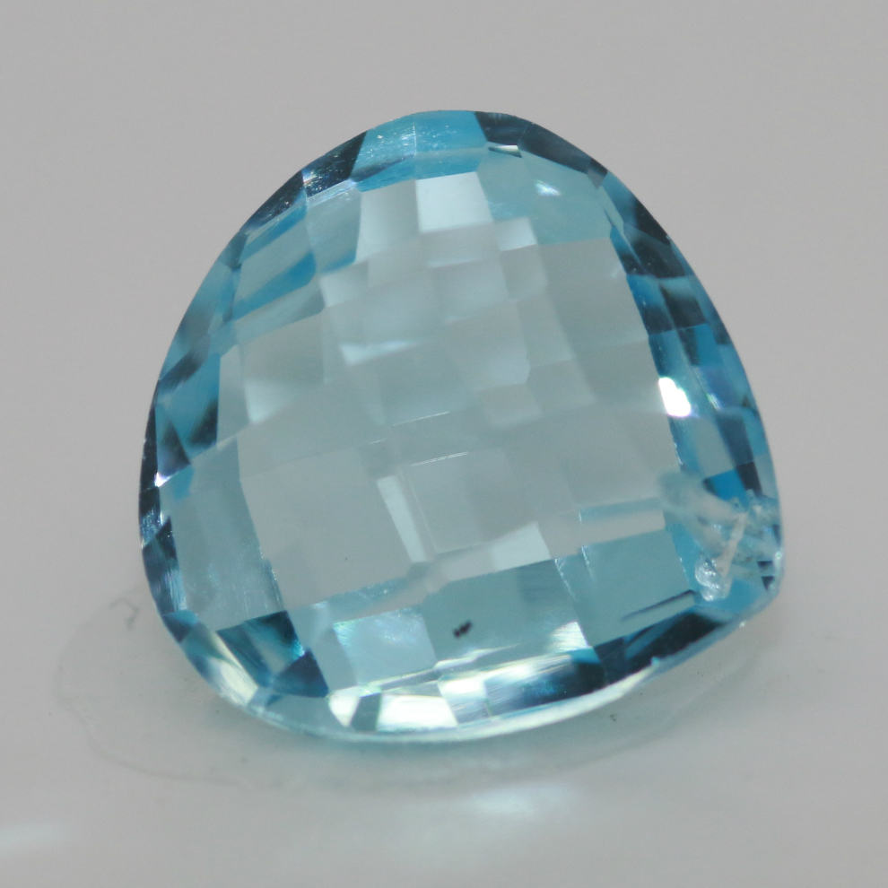 12X12 PEAR BRIOLETTE T/DRILLED BLUE TOPAZ SKY