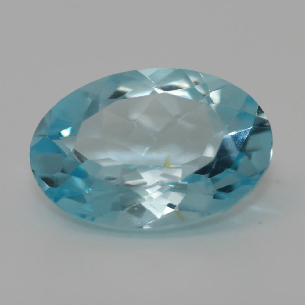 3X2 OVAL BLUE TOPAZ SKY FACETED