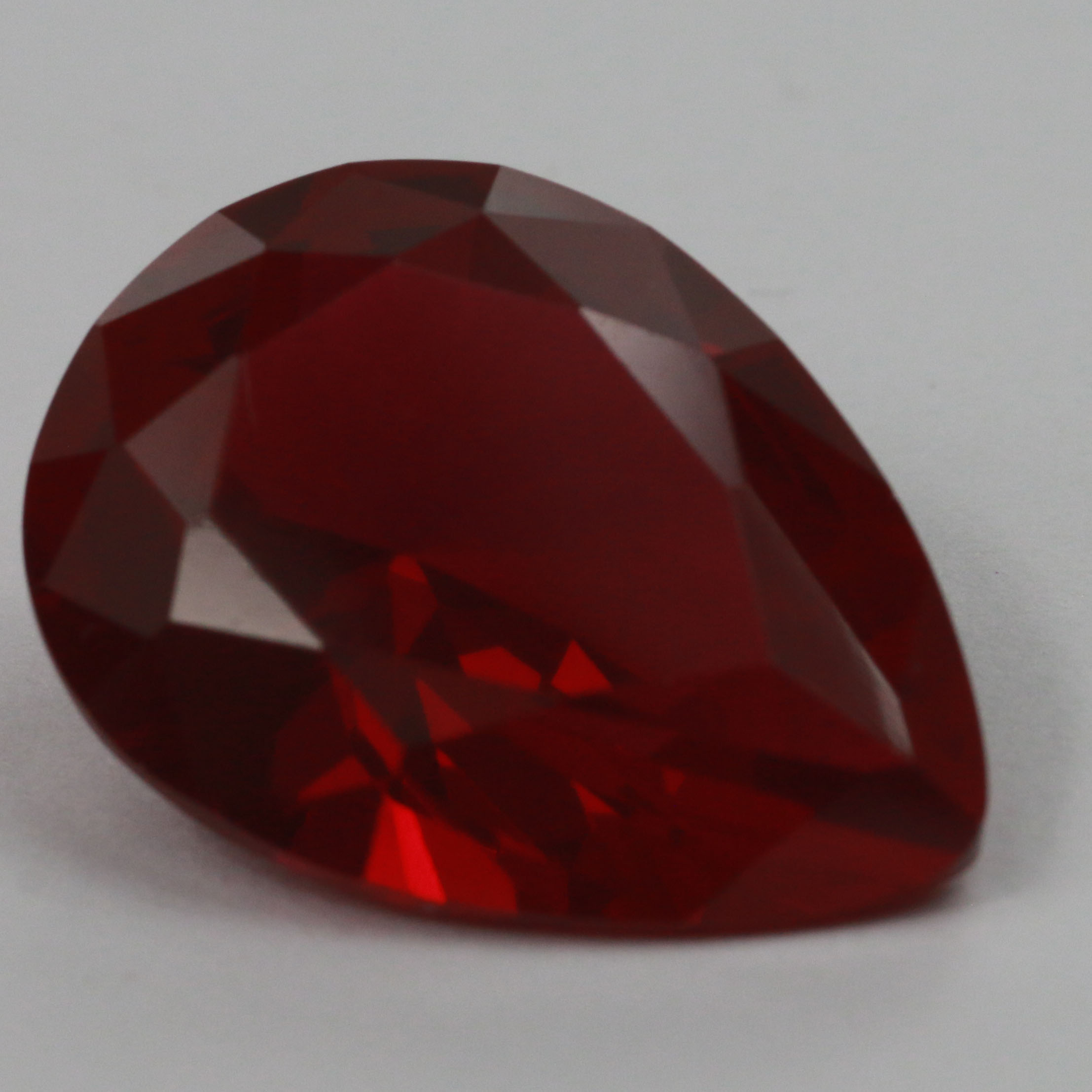 20X15 PEAR SYNTHETIC RUBY