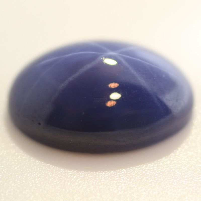 10X8 STAR CABOCHON SYNTHETIC SAPPHIRE