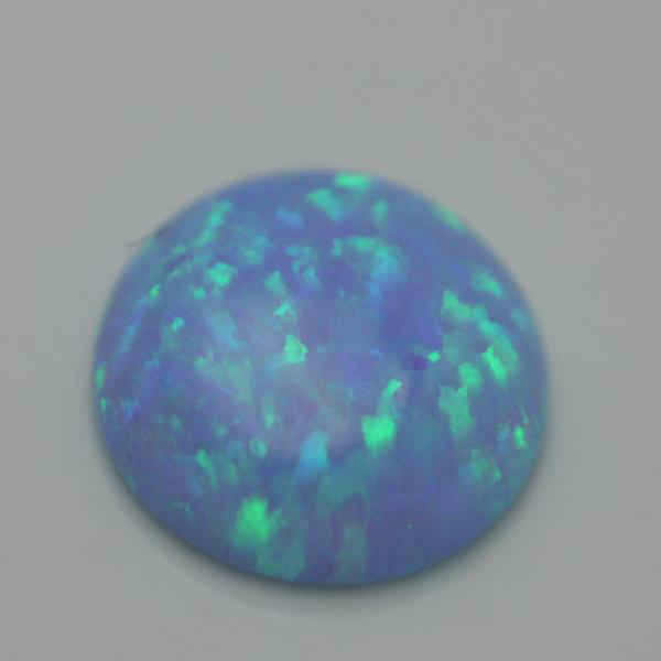7MM ROUND SYNTHETIC OPAL WHITE