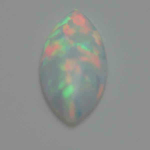 9X7 OCTAGON SYNTHETIC OPAL WHITE