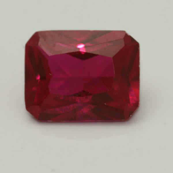 6X4 OCTAGON SYNTHETIC RUBY
