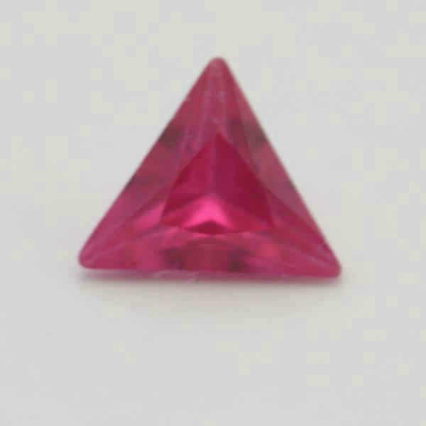 3X3 TRIANGLE SYNTHETIC RUBY