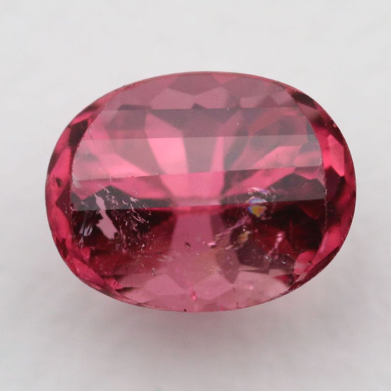 PINK TOURMALINE 11.7X8.6 OVAL ROLL TOP 3.9CT
