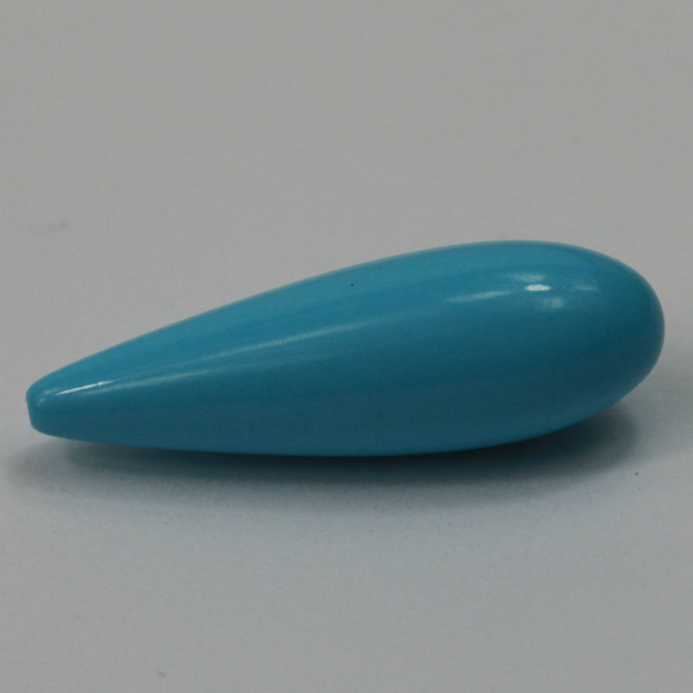 23X9 PLAIN TEAR DROP TURQUOISE RECONSTRUCTED